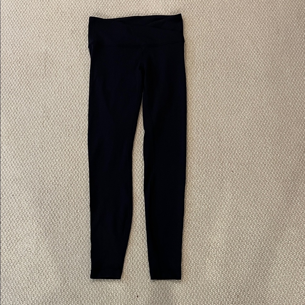 Lululemon Black Leggings Size 2 No Pockets Athletic Pants
